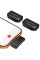 Петличний бездротовий мікрофон Borofone BFK17 Lemai dual-mic Type-C - Black - фото