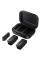 Петличний бездротовий мікрофон Borofone BFK17 Lemai dual-mic Type-C - Black - фото