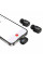 Петличный беспроводной микрофон Hoco L19 Graceful dual-mic 2in1 (Lightning/Type-C) - Black - фото
