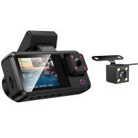 Відеореєстратор Hoco DV15 2-inch display with rear camera (720P+480P) - Black