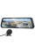 Автомобільний відеореєстратор дзеркало Hoco DV16 Dual-Channel Driving Recorder 1080p+720p - Black - фото