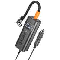 Автомобільний насос Hoco PH55 Roys smart car air pump - Black