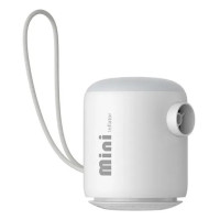 Портативний насос Baseus PocketGo Portable Air Pump 1600 mAh with LED lamp (C11157700221-00) - Stellar White
