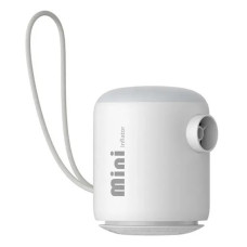 Портативний насос Baseus PocketGo Portable Air Pump 1600 mAh with LED lamp (C11157700221-00) - Stellar White