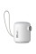 Портативний насос Baseus PocketGo Portable Air Pump 1600 mAh with LED lamp (C11157700221-00) - Stellar White - фото