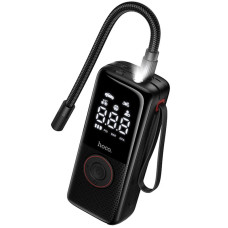 Автомобильный насос Hoco ZP18 Enlighten smart air pump - Black