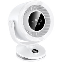Портативний вентилятор Hoco HX608 handheld folding fan 3600 mAh - White