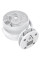 Портативний вентилятор Hoco HX608 handheld folding fan 3600 mAh - White - фото