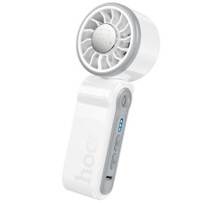 Портативний вентилятор Hoco HX604 handheld folding fan 3000 mAh - White