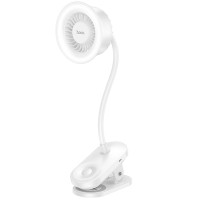 Портативний вентилятор Hoco HX610 handheld folding fan 1800 mAh - White