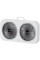 Настільний вентилятор F105 Dual-Fan Design 1800mAh - Black - фото