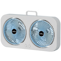 Настільний вентилятор F105 Dual-Fan Design 1800mAh - Blue