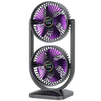 Настільний вентилятор S30 Dual-Fan 3000mAh - Black