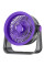 Портативний вентилятор S35 Built-in aromatherapy/mosquito repellent box 2400mAh - Black / Purple - фото