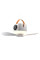 Портативний вентилятор D01 with LED and remote control 7200mAh - White - фото