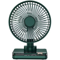 Настільний вентилятор DF11-B with clock 7200 mAh - Green