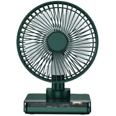 Настільний вентилятор DF11-B with clock 7200 mAh - Green