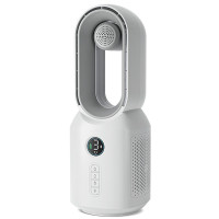 Настільний вентилятор F8 3in1 з Bluetooth-динаміком і нічником 4000mAh - White