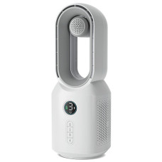 Настільний вентилятор F8 3in1 з Bluetooth-динаміком і нічником 4000mAh - White