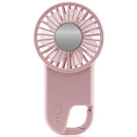 Портативний вентилятор SQT-BF2 з карабіном 1800mAh - Pink