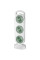 Настільний вентилятор Three Head Fan 1200 mAh - Green - фото