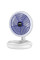 Настільний складний вентилятор Folding Fan 2in1 with Night Light - White - фото