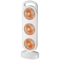 Настольный вентилятор Three Head Fan 1200 mAh - Orange