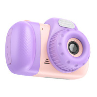 Детская фотокамера Hoco DV201 Dual lens - Pink