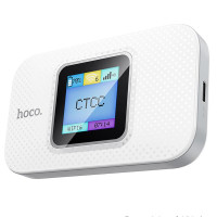 Портативний маршрутизатор (роутер) Hoco DQ12 2100 mAh - White