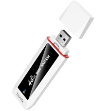 Портативний модем WiFi роутер Hoco HI43 150Mbps (SIM) 2100 mAh - White