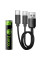 Акумуляторні батарейки Hoco JA4 (AAA ) Energy 2 pcs - Black - фото