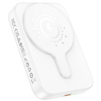 Портативное ЗУ Power Bank Hoco J117A Esteem PD20W с Беспроводное зарядное устройство 10000 mAh - White
