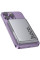 Портативний ЗП Power Bank Hoco Q36 Sunlight magnetic suction+holder PD20W з БЗП 5000 mAh - Metal grey - фото