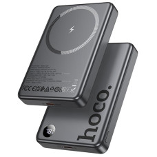 Портативний ЗП Power Bank Hoco Q34 Clever PD20W з БЗП 10000 mAh - Metal gray