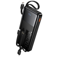 Портативное ЗУ Power Bank Hoco J156 Founder 22.5W+PD20W with 4 cables 10000 mAh - Black