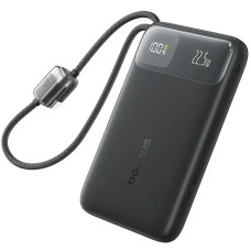 Портативний ЗП Power Bank Baseus EnerFill FC11 PD22.5W with cable 10000 mAh (E0027R) - Cosmic Black