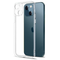 TPU чехол Epic Transparent 1,5mm Full Camera для Apple iPhone 13 (6.1) - Бесцветный (прозрачный)