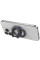 Магнітний тримач для телефону Hoco GH9 Double-ring - Metal gray - фото