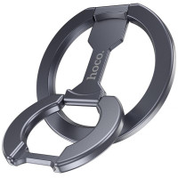 Магнітний тримач для телефону Hoco GH9 Double-ring - Metal gray