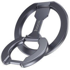 Магнітний тримач для телефону Hoco GH9 Double-ring - Metal gray