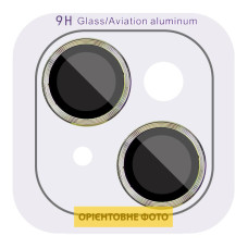 Захисне скло Metal Classic на камеру (у упак.) для Apple iPhone 17 (6.3) - Салатовий / Light Green