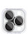 Захисне скло Metal Classic на камеру (у упак.) для Apple iPhone 17 (6.3) - Срібний / Silver - фото