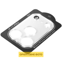 Захисне скло на камеру Full Block (тех.пак) для Apple iPhone 17 Pro (6.3) - Прозорий