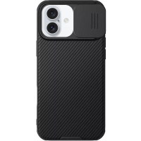 Карбонова накладка Nillkin CamShield Pro для Apple iPhone 16 Plus (6.7) - Black