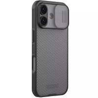 Карбоновая накладка Nillkin CamShield Pro для Apple iPhone 17 (6.3) - Transparent black