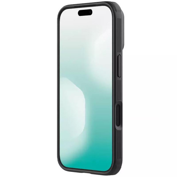 Карбонова накладка Nillkin CamShield Pro для Apple iPhone 17 Pro (6.3) - Black | inMobi Карбонова накладка Nillkin CamShield Pro для Apple iPhone 17 Pro (6.3) - Black - фото