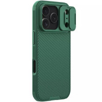 Карбоновая накладка Nillkin CamShield Pro для Apple iPhone 17 Pro (6.3) - Deep Green
