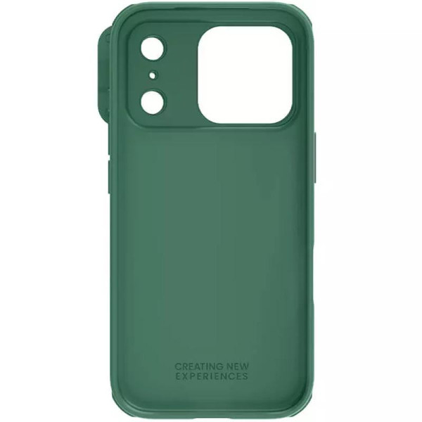Карбонова накладка Nillkin CamShield Pro для Apple iPhone 17 Pro (6.3) - Deep Green | inMobi Карбонова накладка Nillkin CamShield Pro для Apple iPhone 17 Pro (6.3) - Deep Green - фото