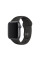 Силиконовый ремешок для Apple Watch 42(ser.1-3)/44/45/46/49mm - Черный / Black - фото