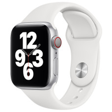 Силиконовый ремешок для Apple Watch 42(ser.1-3)/44/45/46/49mm - Белый / White
